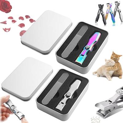 1pc Upgraded Nail Clipper Set With Splash-proof Catcher For Thick