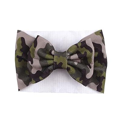 Baby Girls Camo Turban Headband Baby Camouflage Bowknot Baby Camo