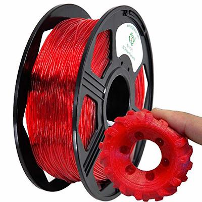 YOYI YOYI 3D Printer Filament, 95A TPU Filament 1.75mm, Flexible Filament,  0.8KG Spool,Dimensional Accuracy +/- 0.03 mm, Soft TPU Filaments of High  Elasticity (Red) - Yahoo Shopping