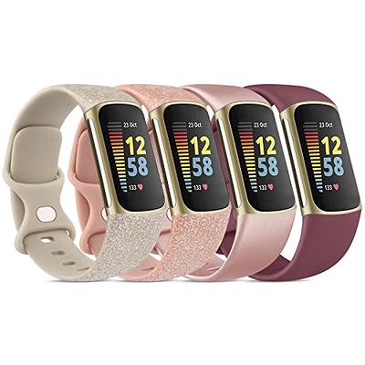  Compatible with Fitbit Inspire 3 Bands, Replacement Soft  Silicone Watch Straps Soft Wristband for Fitbit Inspire 3 Fitness Tracker  Women&Men (10-Pack, Large) : Electronics