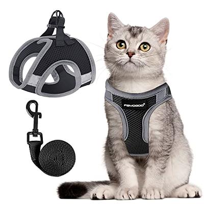 Pet Supplies : Tactical Cat Harness, Air Mesh Cat Walking Vest