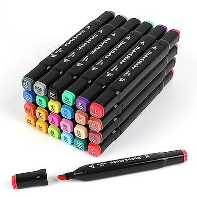 Dabo&Shobo 120 Colors Alcohol drawing markers ,Fine & Chisel Dual Tip Art  Markers for Kids Sketching Adult Coloring