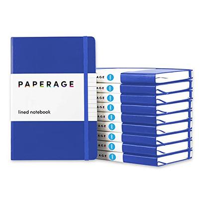 PAPERAGE Lined Journal Notebooks, 10 Pack, (Royal Blue), 160 Pages, Medium  5.7 inches x 8 inches - 100 gsm Thick Paper, Hardcover - Yahoo Shopping