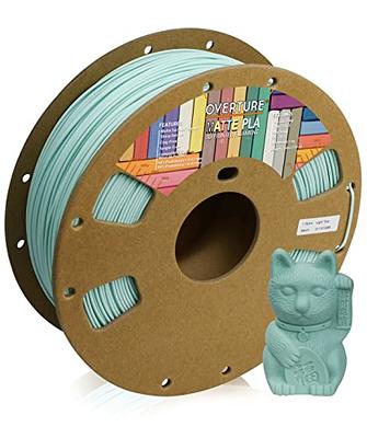 OVERTURE PLA Matte Filament 1.75mm, Matte PLA Roll 1kg Cardboard Spool  (2.2lbs), Dimensional Accuracy +/- 0.03 mm, Fit Most FDM Printer (Matte  Light Teal) - Yahoo Shopping