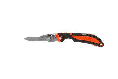 Zoid 3-in-1 Foldable Utility Knife with Contoured Body and Trax-Grip for  Safe and Quick Cutting, Functions as a Folding Utility Knife, Wire  Stripper, and Pocket Clip, Box Cutter, Cardboard Cutter - Yahoo