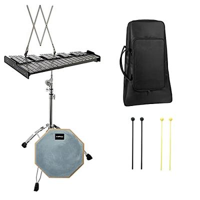 MIRIO Advanced 32 Note Glockenspiel Xylophone Bell Kit Percussion Kit for  Adult Beginner Students with Adjustable Stand Mallets, Drum Practice Pad,  Glockenspiel Stick, Drum Sticks and Carrying Bag - Yahoo Shopping