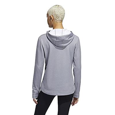 adidas Women's Game and Go Big Logo Hoodie, Grey/Chalk White