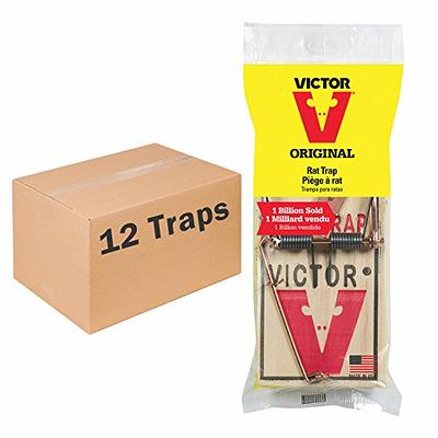 Victor Metal Pedal Indoor and Outdoor Sustainably Sourced FSC Wood Snap Mouse  Trap (4-Count) M156 - The Home Depot