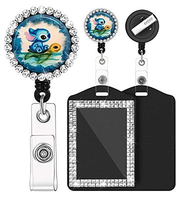 Plifal Badge Reel Holder Retractable with ID Clip for Nurse