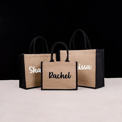 Personalized Monogram Bridesmaid tote Bags