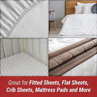 4pcs Adjustable Bed Sheet Clips - Securely Hold Your Mattress Cover and  Bedding Sheets in Place