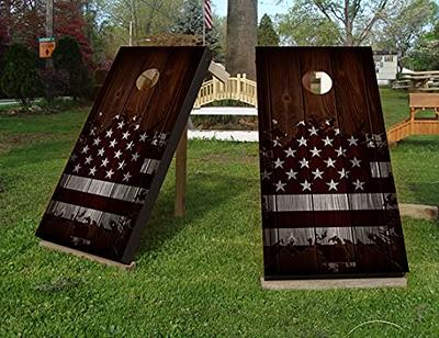 Kyle Cornhole Independece Day USA Cornhole Wraps for Boards - Skin