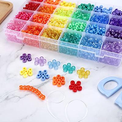 QUEFE Pony Beads for Bracelet Making Kit, Kandi Beads for Jewelry Making,  Polymer Clay Beads Letter Beads for Jewelry Making, DIY Arts and Crafts