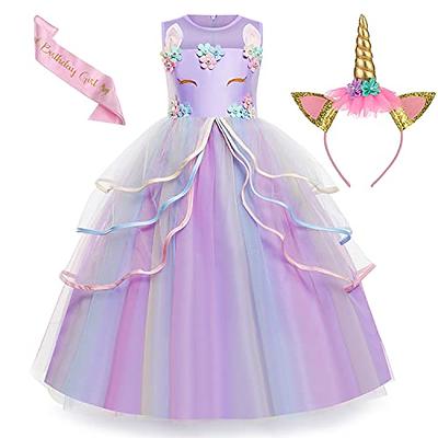  Chektin Unicorn Dress for Girls Tutu Dress Unicorn