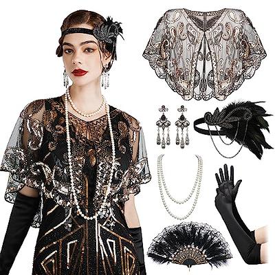 1920s Style Vintage Accessory Set Great Gatsby Themed Accessories Halloween  Carnival Party Cosplay Dress Up Accessories