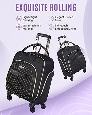 LIGHT FLIGHT Rolling Laptop/Computer Bag with Spinner Wheels for