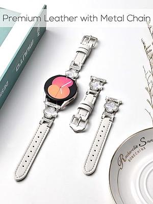 For Samsung Galaxy Watch 6 Classic Band 43mm 47mm Premium Genuine Leather  Strap