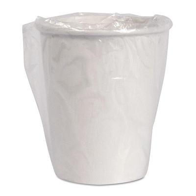 Solo 424SIN-0041 24 oz. Bistro Single Sided Poly Paper Hot Cup - 500/Case