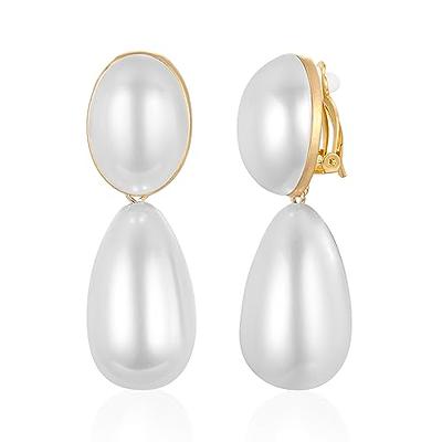 205514G Octavia Pearl & Crystal Clip Earrings (Gold-Tone) | SHSales  Jewellery & Scarves Wholesalers Nottingham