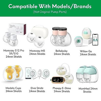 LOZAEVE Flange Inserts 18mm Compatible with Momcozy S12 Pro S9 M5 Bellababy  Wearable Breast Pump, Suitable for Spectra Medela Elvie Willow Phanpy  MomMed kmaier Shields/Flanges,Reduce 24mm Down to 18mm - Yahoo Shopping