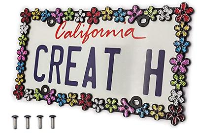 California CA License Plate Metal Legacy Black & White Aluminum Custom  Novelty Special Interest License Plate Tag 6”x12” Universal Fit - Yahoo  Shopping