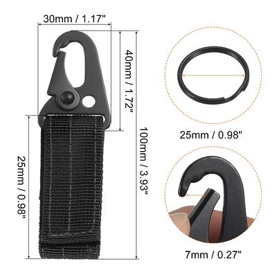 2pcs Metal Strap Loop Rings 40mm Belt Keeper Ring Buckle Leather