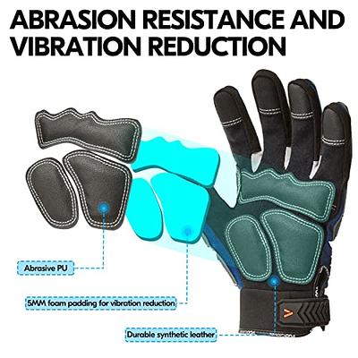 Work Gloves For Men PVC Safety Oil-proof Industrial Glove Abrasion resistant  Anti-Slip Construction Garden Mechanic Gloves 1pair