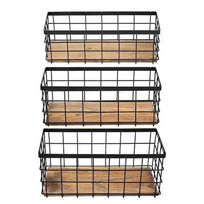 Sorbus Metal Wire Storage Cabinet Baskets, Kitchen Pantry