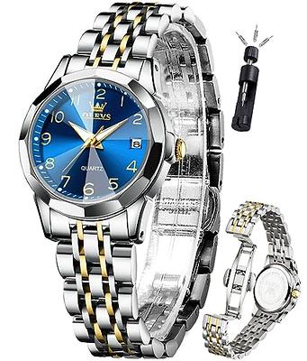  Bisley Blue Watch for Women Waterproof Watch Roman Numerals  Analog Ladies Watches : Clothing, Shoes & Jewelry