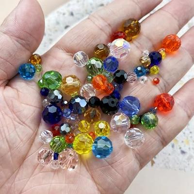 8mm Glass Deep Color Beads Spacer Beads For Jewelry Making DIY Necklace  Bracelet Handmade Accessories