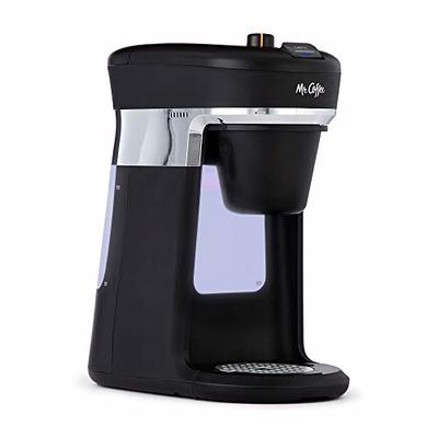  Nostalgia MyMini Single Coffee Maker, Brews K-Cup & Other Pods,  Serves up to 14 Ounces, Tea, Chocolate, Hot Cider, Lattes, Reusable Filter  Basket Included, Aqua: Home & Kitchen