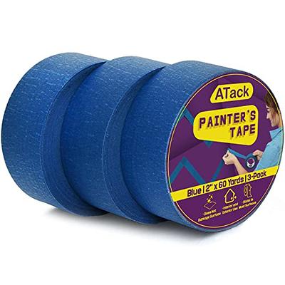 XFasten Professional Blue Painters Tape, Multi-Use, 3 Inches x 60