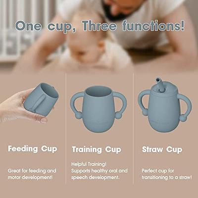 Cuddle Campus Sippy Cups,[4 in 1] 100% Silicone Toddler Cups,Shatterproof  Straw Sippy Cup,Open Cup for 1/1+ Year Old Baby 7 OZ - Yahoo Shopping