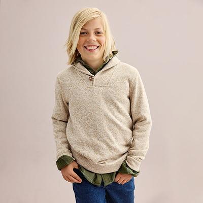 Boys 8-20 Sonoma Goods For Life® Shawl Neck Sweater in Regular & Husky,  Boy's, Size: Large, Lt Beige - Yahoo Shopping