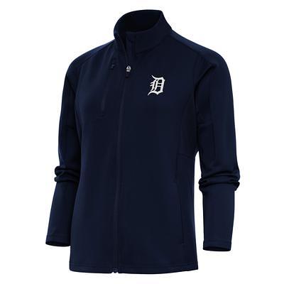 Detroit Tigers Antigua Women's Brushed Metallic Victory Full-Zip