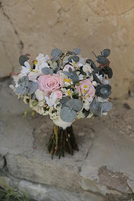 Berry Bright Wedding Bouquet, Colorful Dried Flower Bridal and Bridesmaid  Bouquet, Pink and Navy Floral Arrangement, Wedding Accessories 