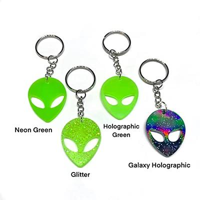Glow In The Dark Alien Keychain, Black light Keychain, Key Ring, Car  Accessories, Car Decor, Alien Accessories, Alien Head, Stoner, Rave (Neon  Green) - Yahoo Shopping