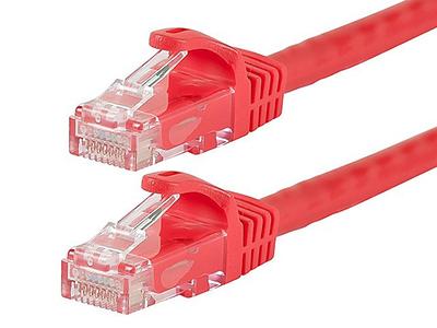 Monoprice Cat6A 7ft Blue Patch Cable, Double Shielded (S/FTP), 26AWG, 10G,  Pure Bare Copper, Snagless RJ45, Fullboot Series Ethernet Cable 