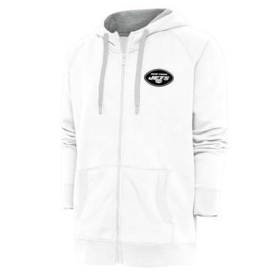 John Galt Women's White New York Full Zip Hoodie