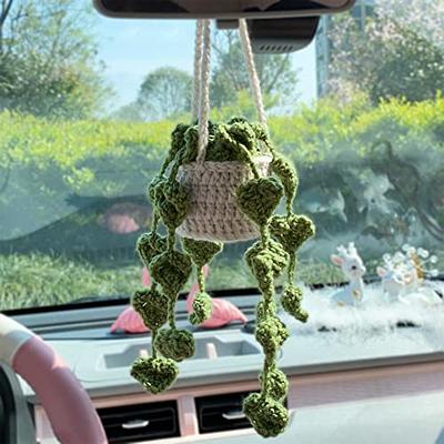 Crochet Car Basket, Car Accessories Boho, Car Basket, Car