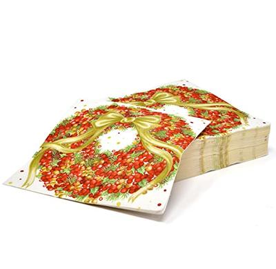 Elegant Floral Disposable Napkins, Pack Includes 18 Wedding Napkins, Party  Napkins Disposable Perfect For Dessert, Classic Dinner Napkins For Upscale  Events, Christmas Napkins For Holiday Meal, Gold - Yahoo Shopping