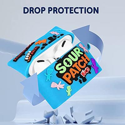 Case for Airpod Pro, Kids Candy+Rainbow Candy Air Pods Pro Cover, Cute Fashion Cartoon Fun Funny Designer Food, Kawaii 3D Unique Cool Silicone Cases