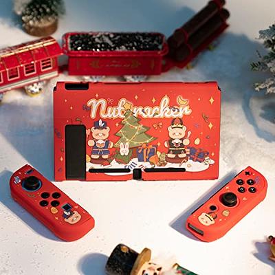 GeekShare Christmas Switch OLED Case, Hard PC Protective Case for Nintendo  Switch OLED and Joy Con 