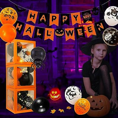 24pcs Halloween Decoration Spider Pumpkin Witch Straw Toppers