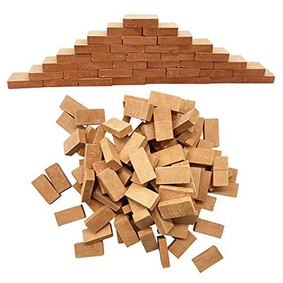 Woohome 150 PCS Mini Red Wall Bricks, 1:16 Mini Bricks Tiny Bricks with  Scraper for Landscaping, Miniature Bricks Figurine Fake Bricks for Mini  Garden Accessories - Yahoo Shopping