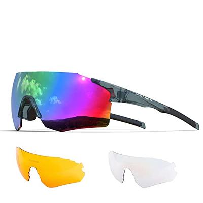 Sports Sunglasses Bike Cycling Sunglasses for Men Women with 5  Interchangeable Lens,Polarized Sunglasses with Anti-Uv400 for Driving  Fishing Glof : Amazon.in: Sports, Fitness & Outdoors