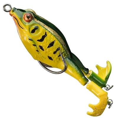 Topwater Frog Fishing Lure Bass Floating with Weedless Hooks Double  Propellers Soft Silicone Bass Bait Realistic Fishing Lures Kit Set Trout  Pike Freshwater Saltwater (5 pcs) - Yahoo Shopping