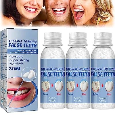 Tooth Repair Kit - Temporary Tooth Filling, Fake Teeth Replacement Kit  Tooth Repair Beads Moldable False Teeth, Ideal for Missing Broken Tooth and  Gaps (30ml) - Yahoo Shopping