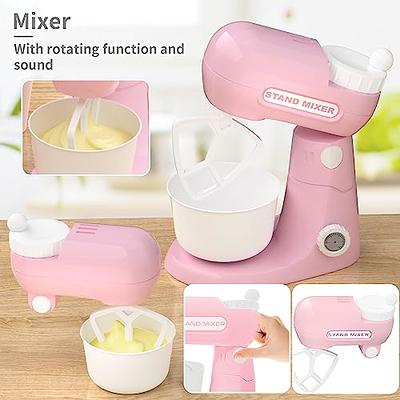 Kids Pretend Play Kitchen Toy Assorted Kitchen Appliance Toys with Mixer,  Blender and Toaster Play Kitchen Accessories 