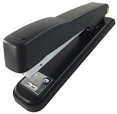 Standard Full Strip Desk Stapler, 15-Sheet Capacity, Black